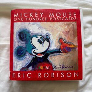 GUC, RARE Eric Robison Disney Mickey Mouse One Hundred 100 Postcards, Vintage